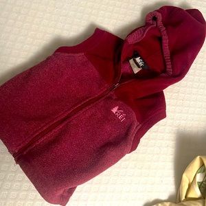 REI hooded vest
